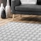 Nuloom Skye Geometric Cotton Flatweave Area Rug 5ft x 8ft HFDV01A-508 - alternate 9